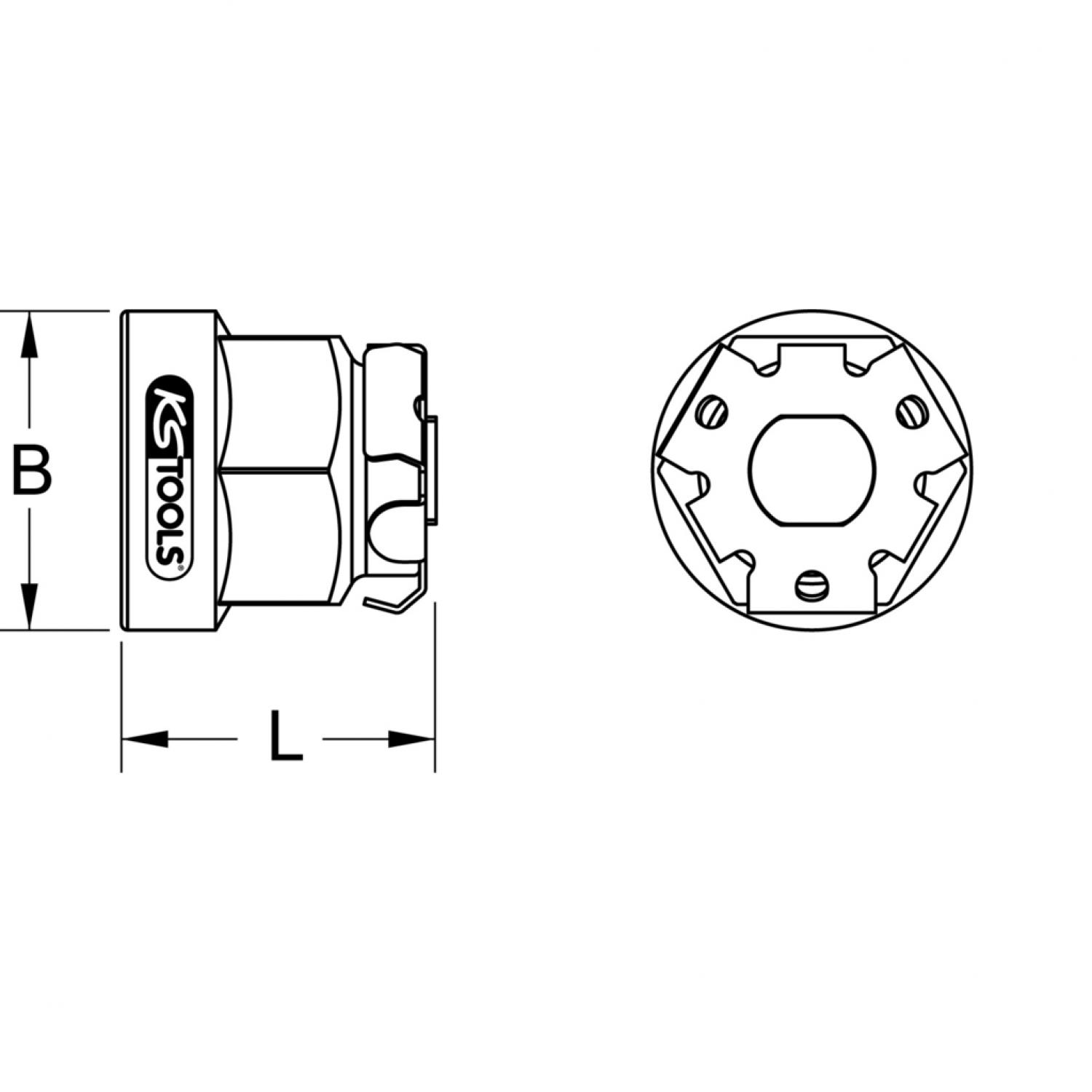 картинка Адаптер для бит GEARplus, 1/4''х10 мм от магазина "Элит-инструмент"