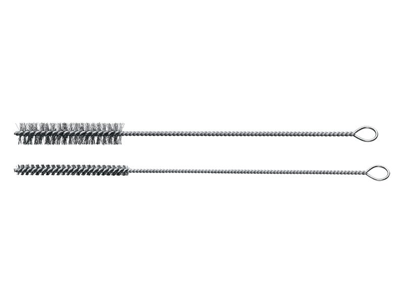 картинка Ерш плоское исполнение с петлей IBZ со стальной проволокой диаметр 10х18 мм ворс 0,20 мм LESSMANN 559.804 от магазина "Элит-инструмент"