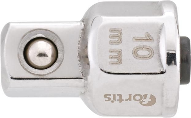 Переходник торцового ключа для ключа с храповым механизмом, FORTIS 4063726003041 (водить машину - 13 мм / выход - 3/8 inch)