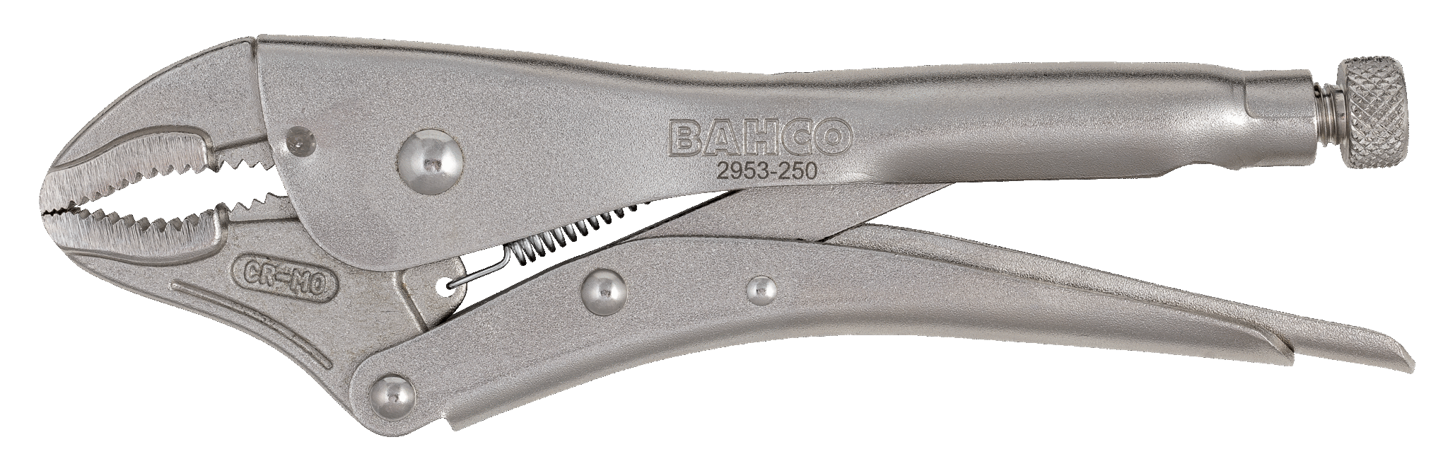 картинка Ручные тиски с изогнутыми губками BAHCO 2953-250 от магазина "Элит-инструмент"