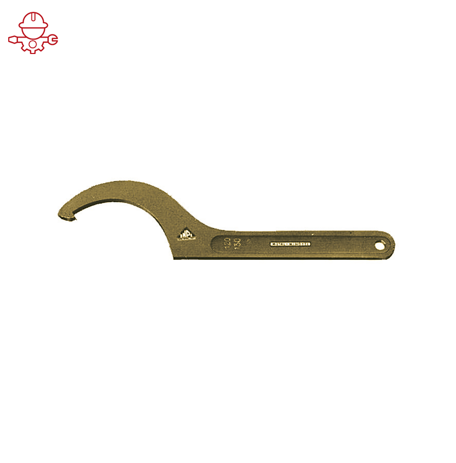 картинка Ключ шарнирный радиусный искробезопасный 52/55 мм, серия 050 MetalMinotti 050-5255 от магазина "Элит-инструмент"