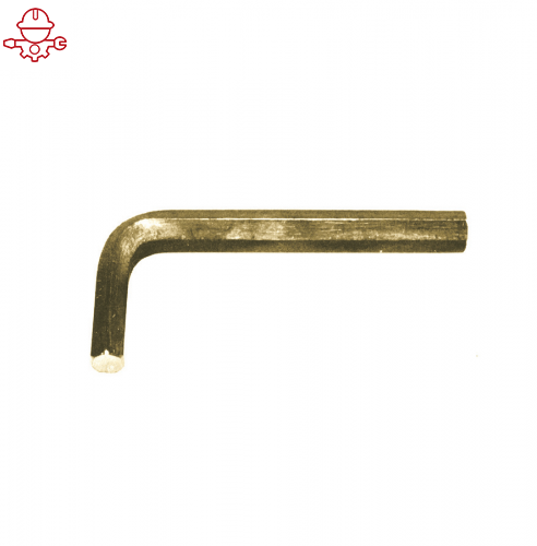 Ключ шестигранный (ключ Аллена) Г-образный искробезопасный 5 мм, серия 060 MetalMinotti 060-0050