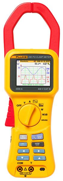 Клещи-измеритель качества электроэнергии Fluke 345