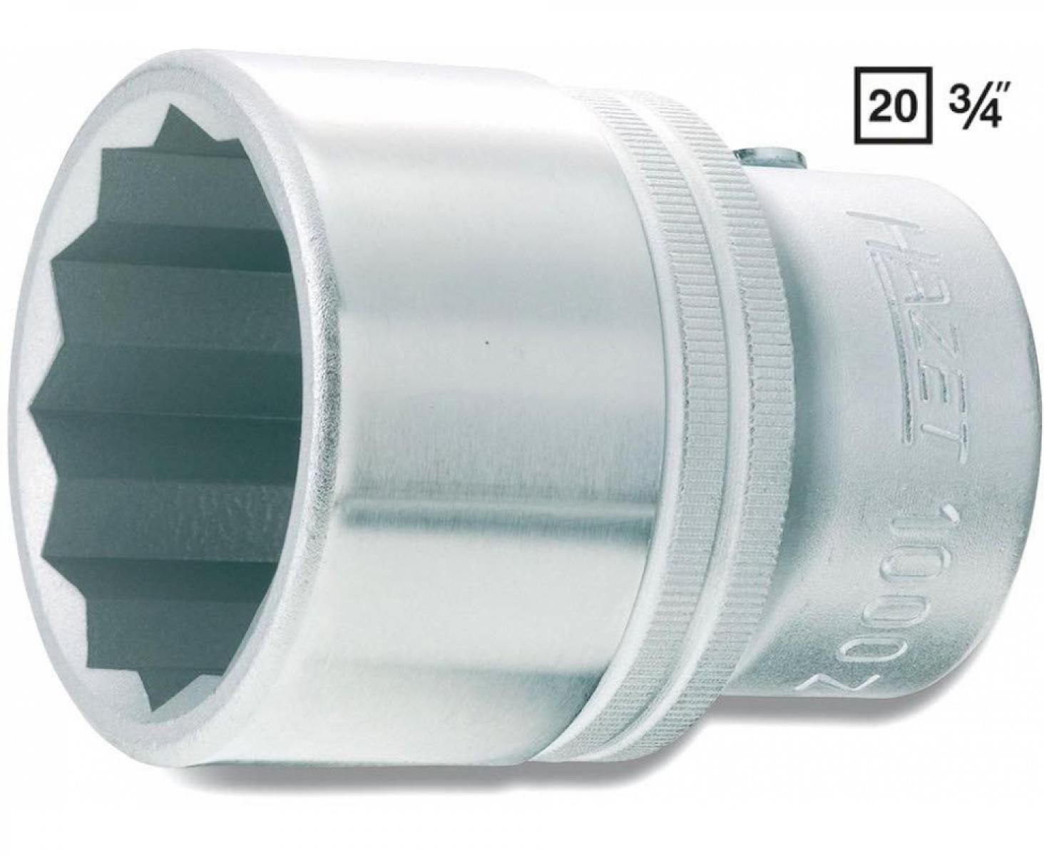 картинка Торцовая головка 12-гранная 25 мм 3/4" Hazet 1000Z-25 от магазина "Элит-инструмент"