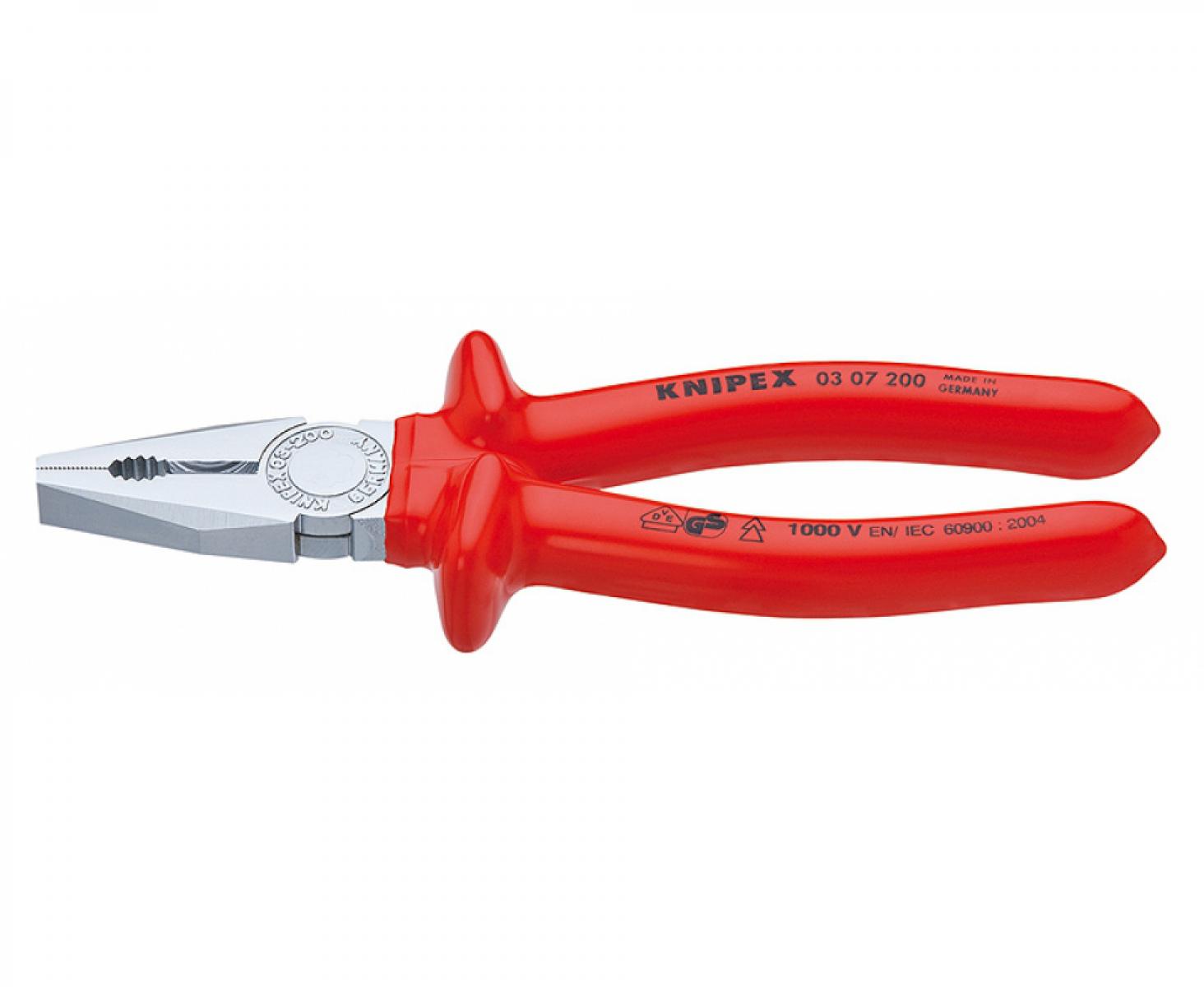 картинка Плоскогубцы комбинированные VDE Knipex KN-0307200 от магазина "Элит-инструмент"