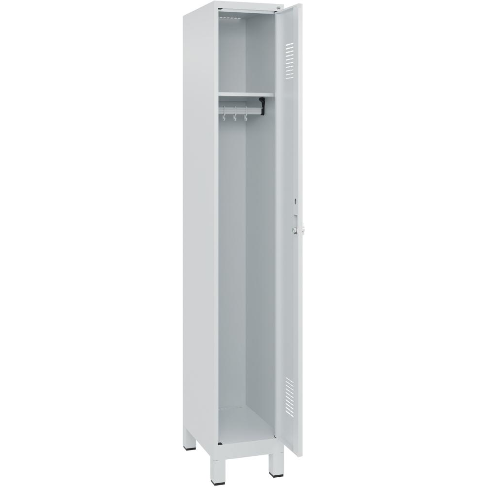 Шкаф FORMAT Ш300хГ500хВ1950 мм RAL 7035/7035, 1 отделение и ножки (самостоятельная сборка) 3037 2800 Fplus