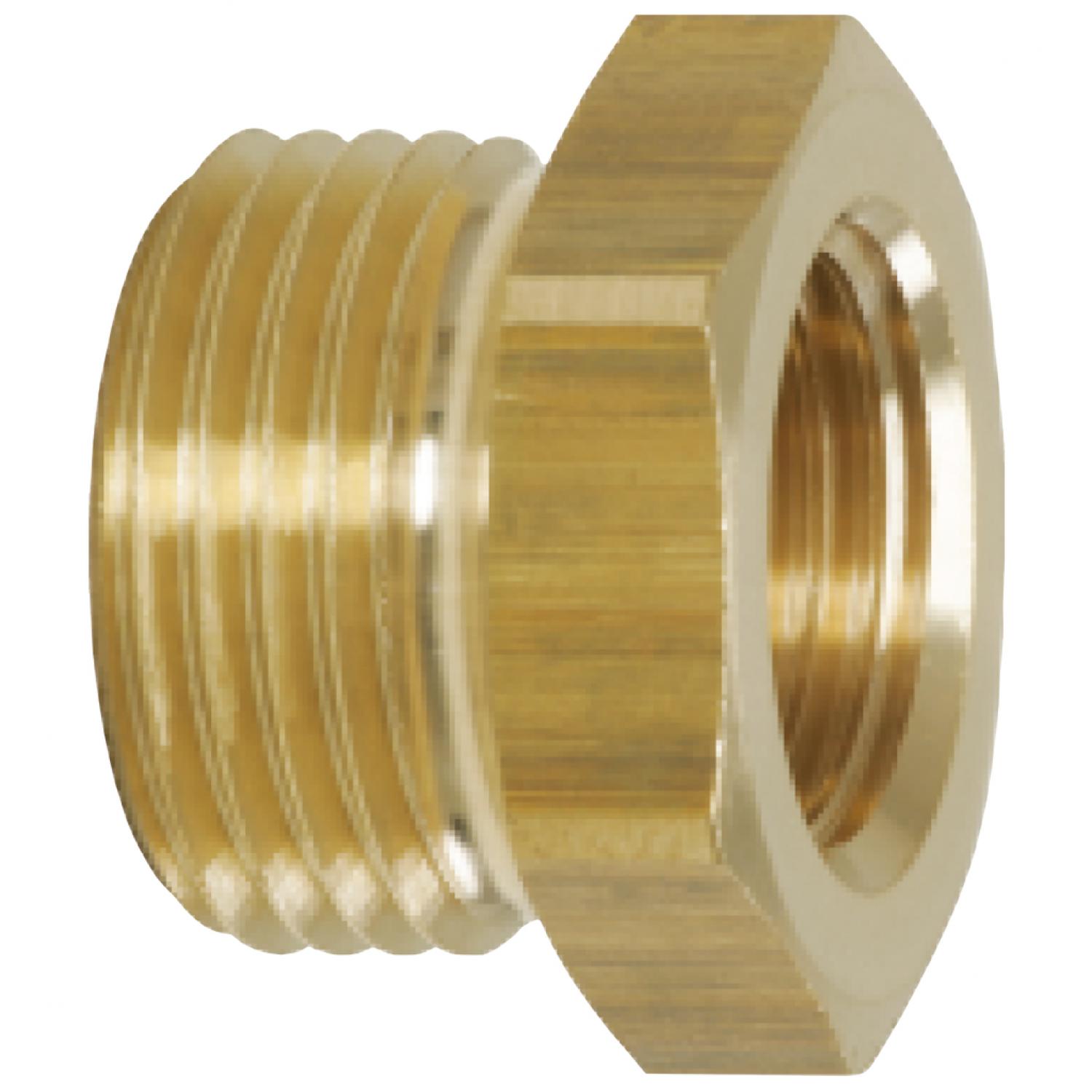 Латунный уменьшающий ниппель, G3/8''AGхG1/4''IG