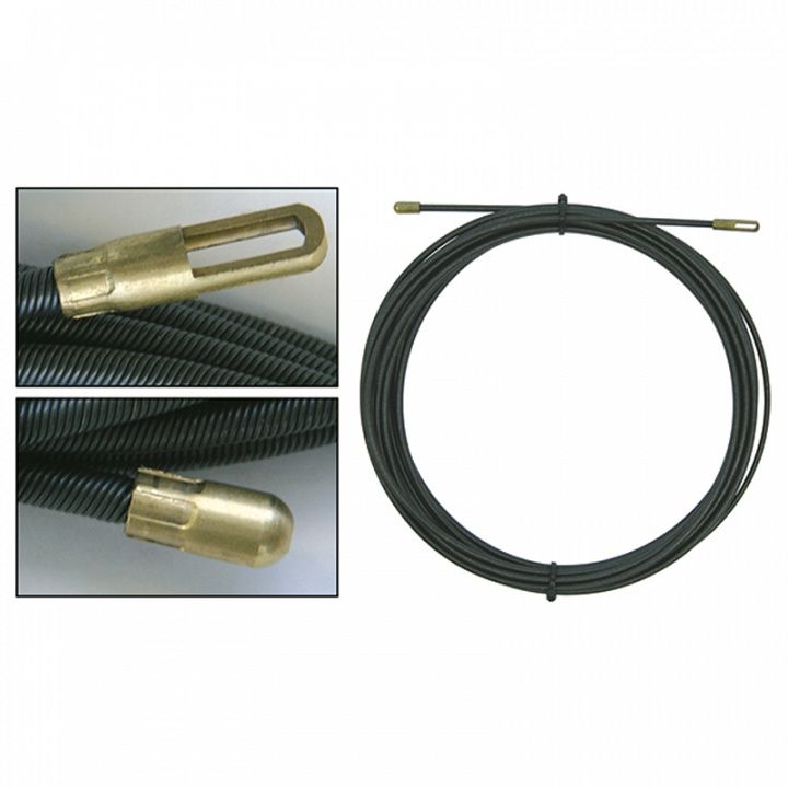 картинка Спираль стальная для протяжки кабеля 30 м на 4 мм от магазина "Элит-инструмент"