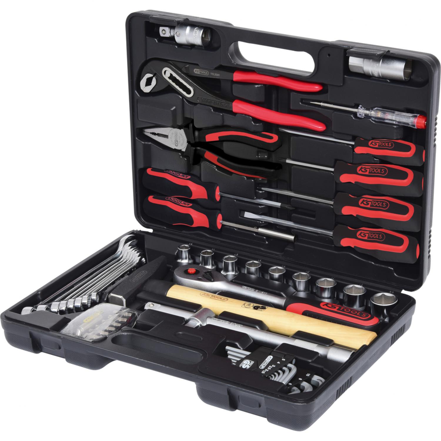 Комплект инструментов 1/4" + 1/2'', 50 шт KSTools 911.0650
