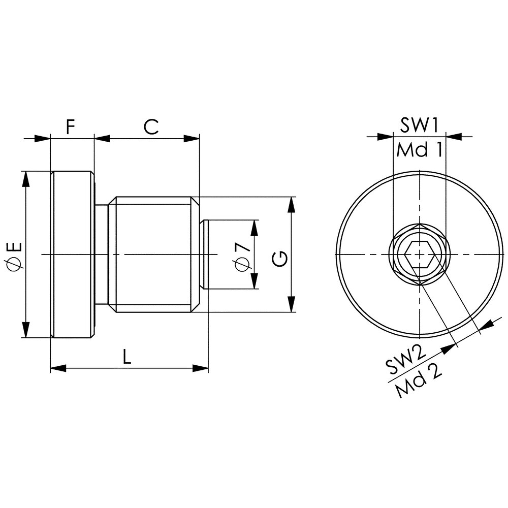картинка Вентиляционный винт АМF 563492 от магазина "Элит-инструмент"