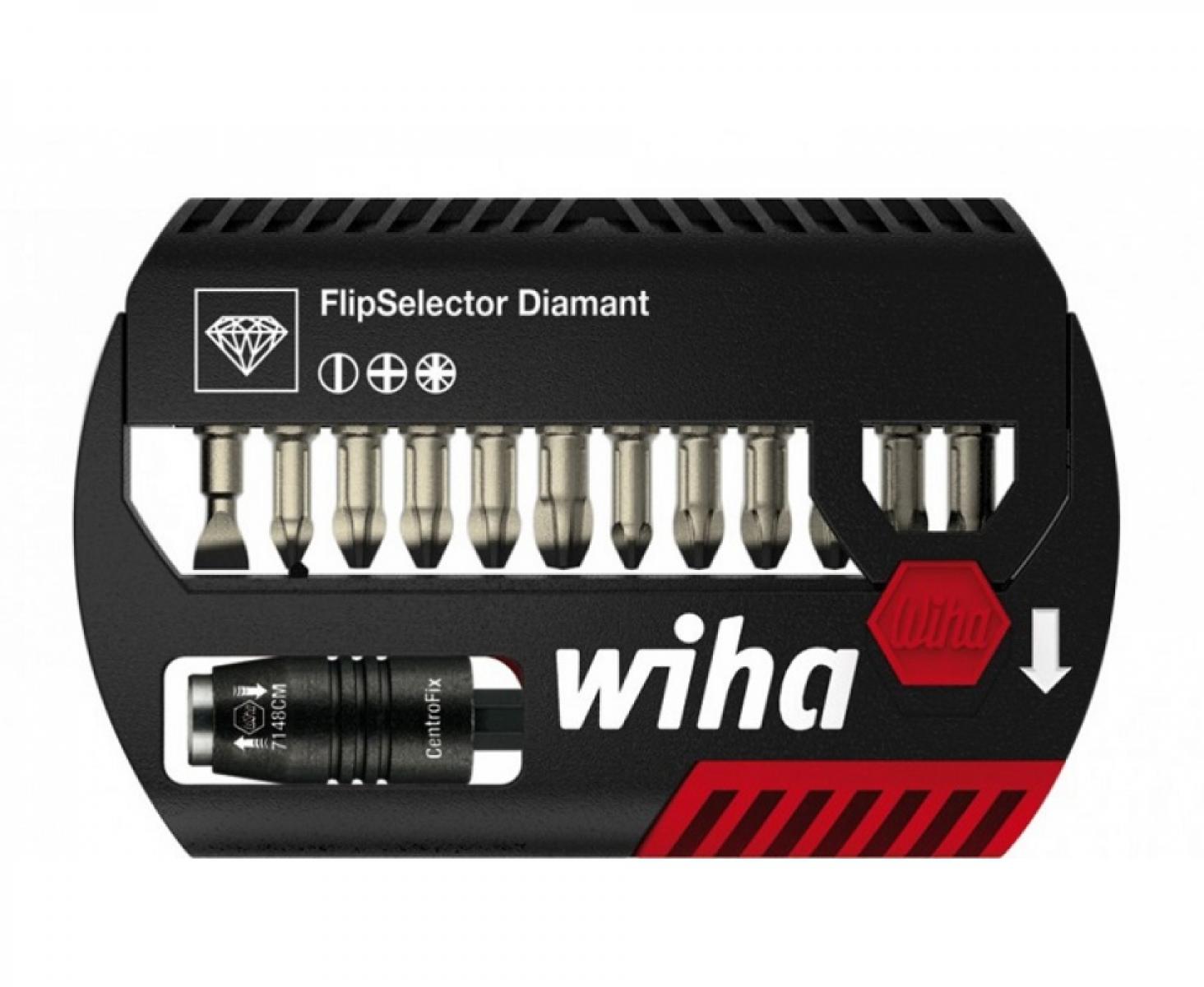 Набор с битами SL PH PZ Wiha FlipSelector Diamant 7947-0D7 39079, 13 предметов