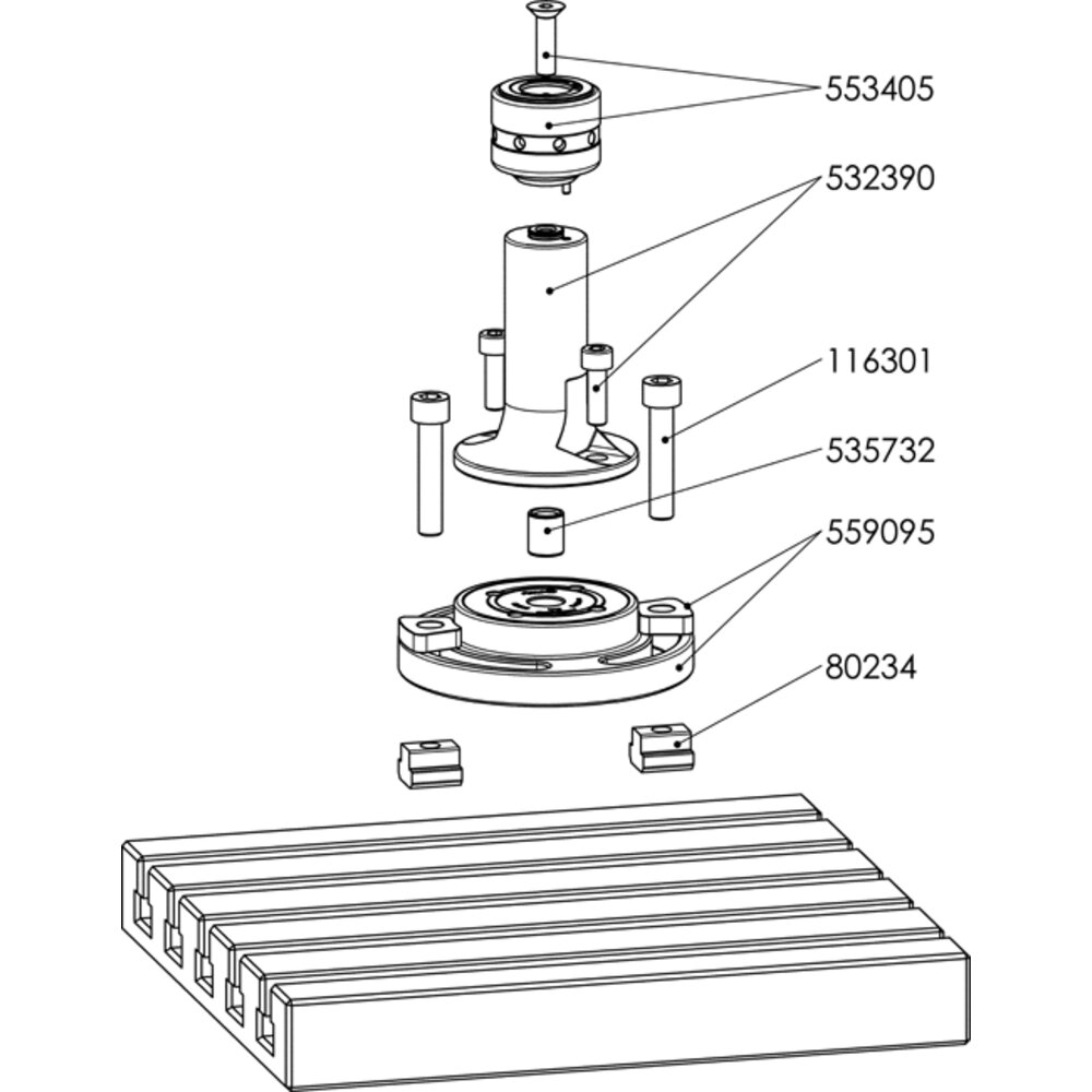 картинка Зажимной модуль, механический АМF 559094 от магазина "Элит-инструмент"