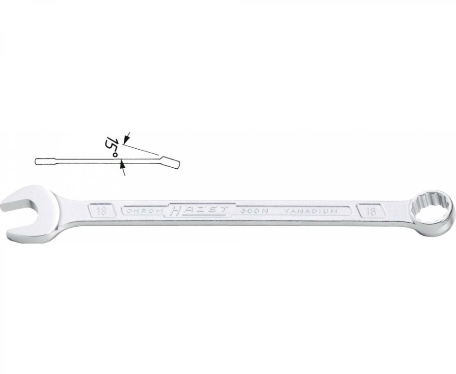 картинка Ключ гаечный комбинированный 600NA 1/2" Hazet 600NA-1/2 от магазина "Элит-инструмент"