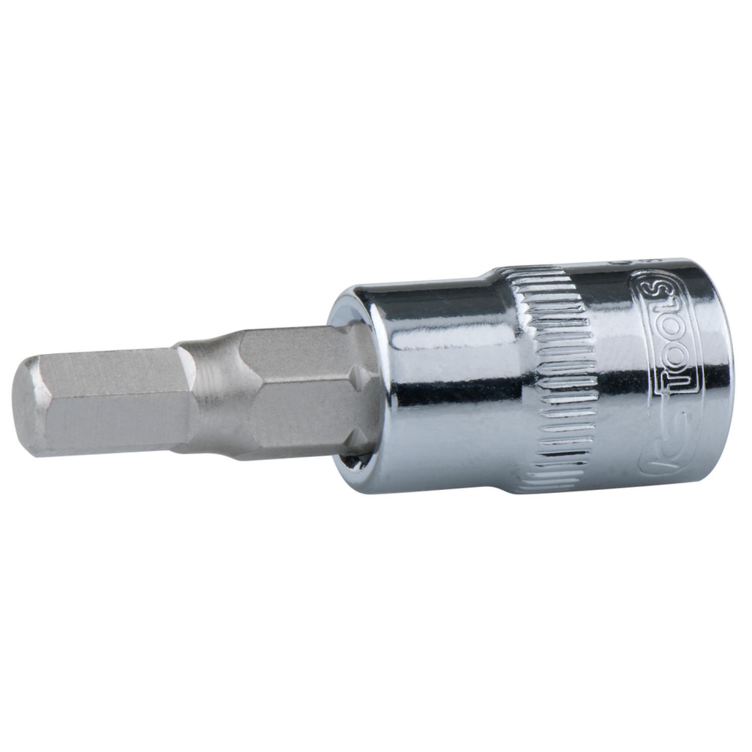 картинка Торцовая головка с битом CHROME 1/4" с внутренним шестигранником, 2,5 мм подвеска от магазина "Элит-инструмент"
