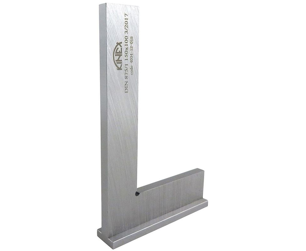 картинка Угольник с упором Kinex 4034-12-015 150x100 мм DIN 875 от магазина "Элит-инструмент"