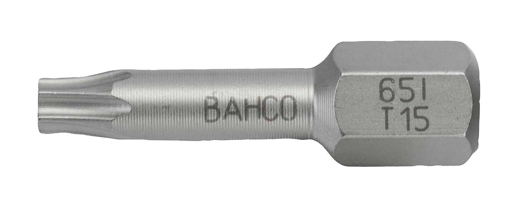 картинка Торцевые биты из нержавеющей стали Torx® - 25 мм BAHCO 65I/T25 от магазина "Элит-инструмент"