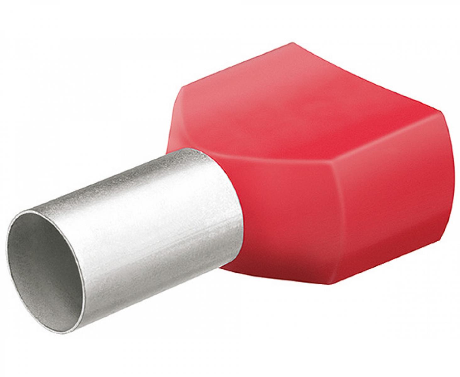 картинка Сдвоенные концевые гильзы с пластиковым изолятором 50 шт. Knipex KN-9799377 от магазина "Элит-инструмент"