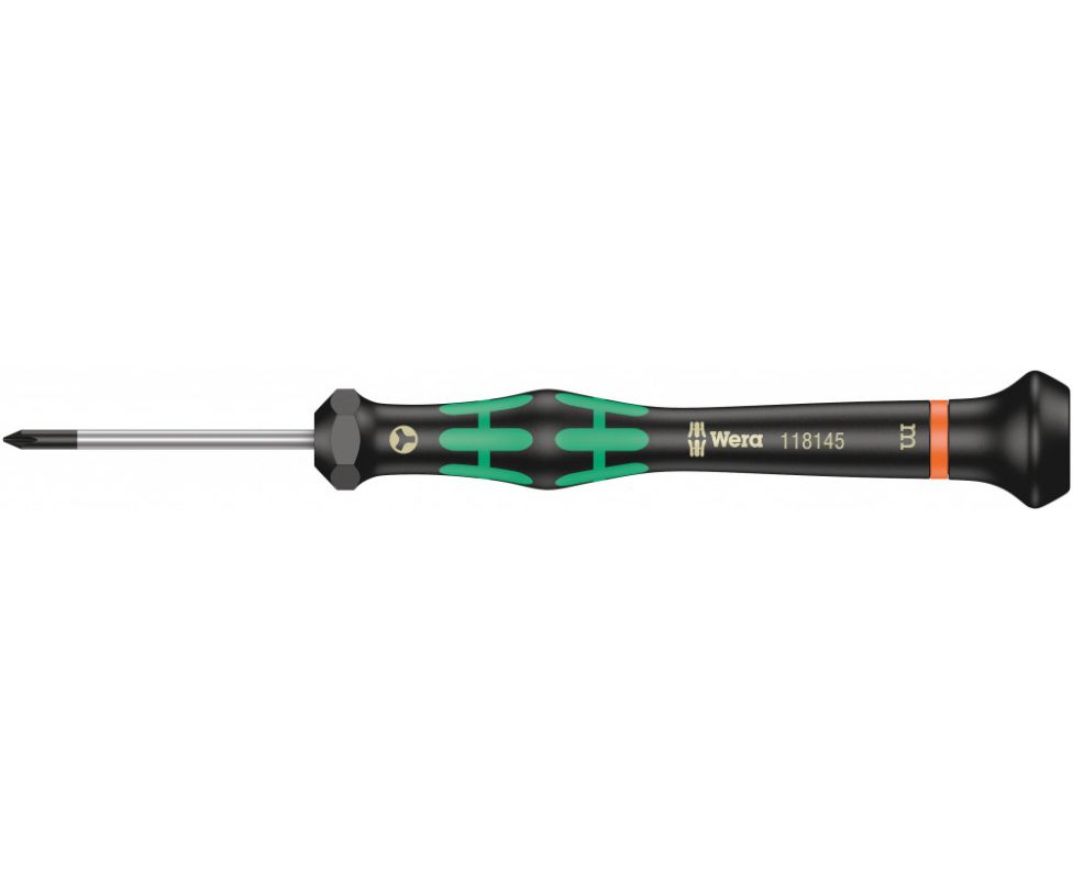 картинка Отвертка Phillips Wera Kraftform Micro Microstix для электронщика 2072 WE-118145 m х 40 от магазина "Элит-инструмент"