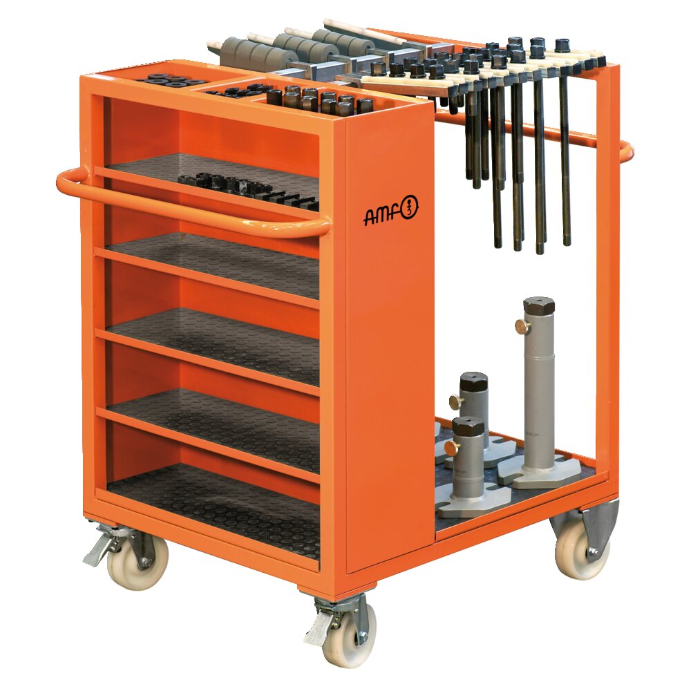 Тележка для зажимного оборудования с базовым набором зажимного оборудования АМF 72520