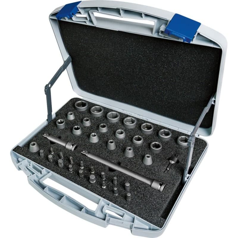 картинка Набор ударных головок Set 3/8 ", 40-Piece ASW 6181 0010 Fplus от магазина "Элит-инструмент"