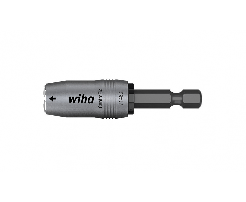 картинка Быстросменный магнитный держатель бит Wiha CentroFix Force 7148 CF 39133, форма Е6.3 от магазина "Элит-инструмент"