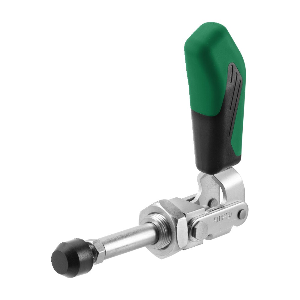 Шарнирный зажим двухтактного типа с зеленой ручкой АМF 557551