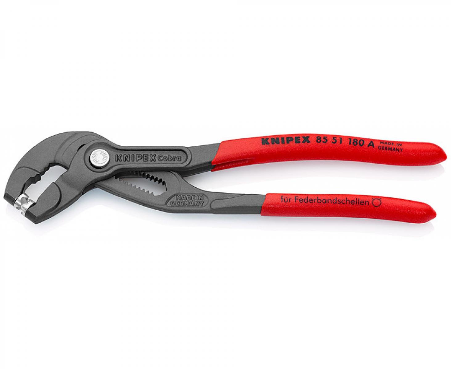 Щипцы для пружинных хомутов Knipex KN-8551180ASB