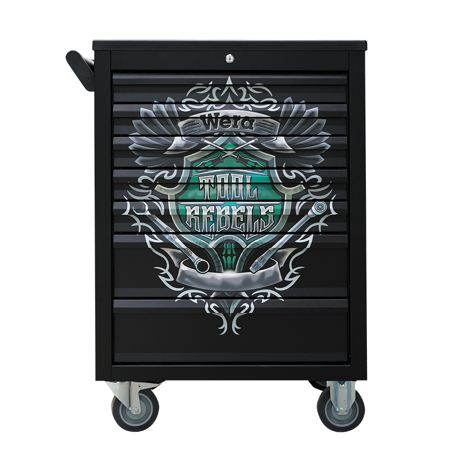 картинка Фирменная тележка Wera, 126 предм. специализированная компания Tool Rebels - 05501051001 от магазина "Элит-инструмент"