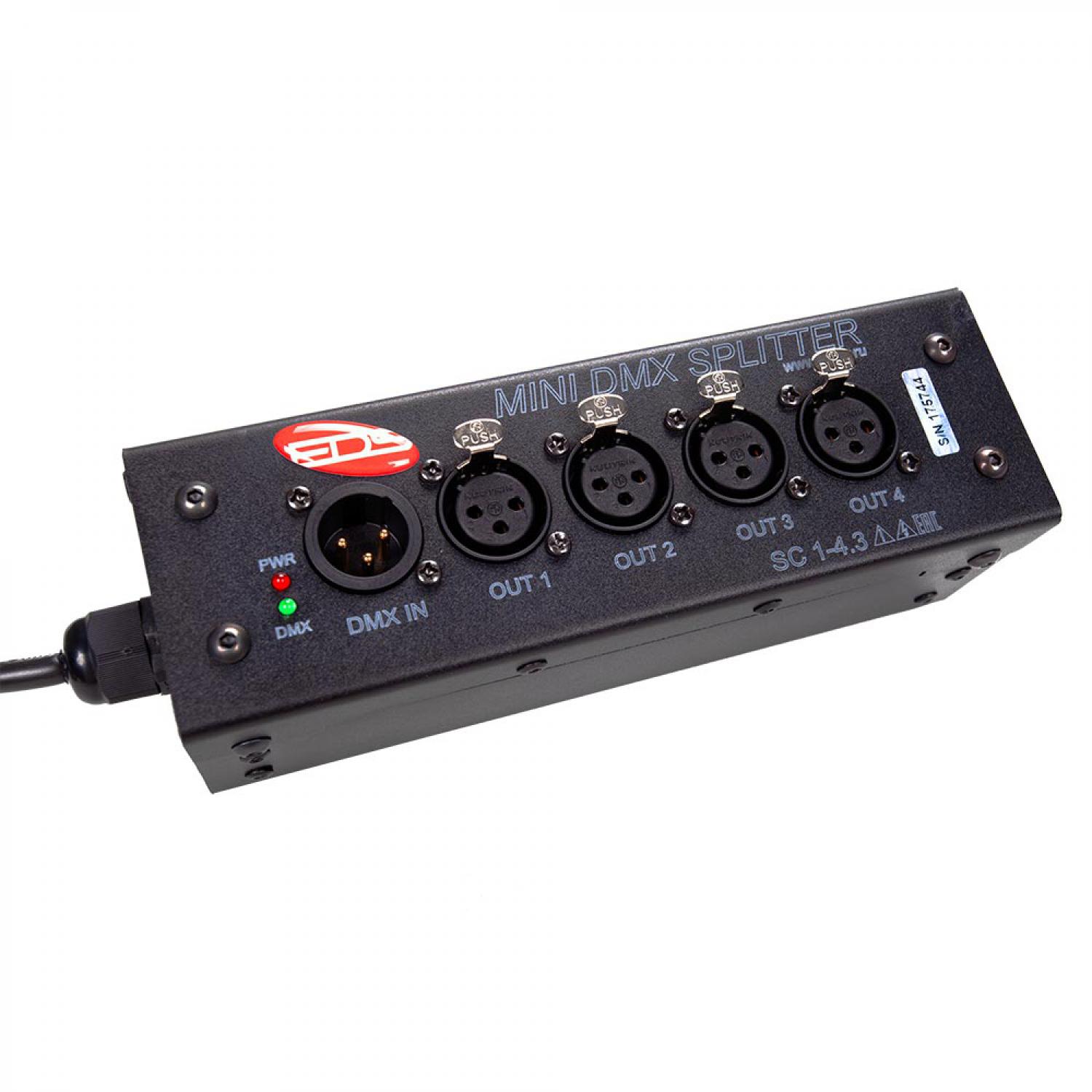 MINI DMX Splitter SC 1-4.3