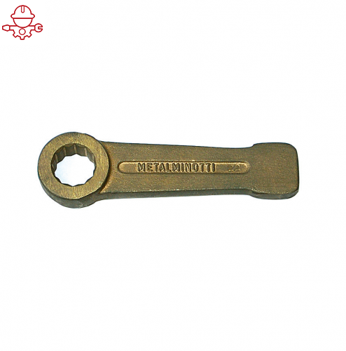 Ключ накидной ударный двенадцатигранный искробезопасный 65 мм, серия 048 MetalMinotti 048-0065