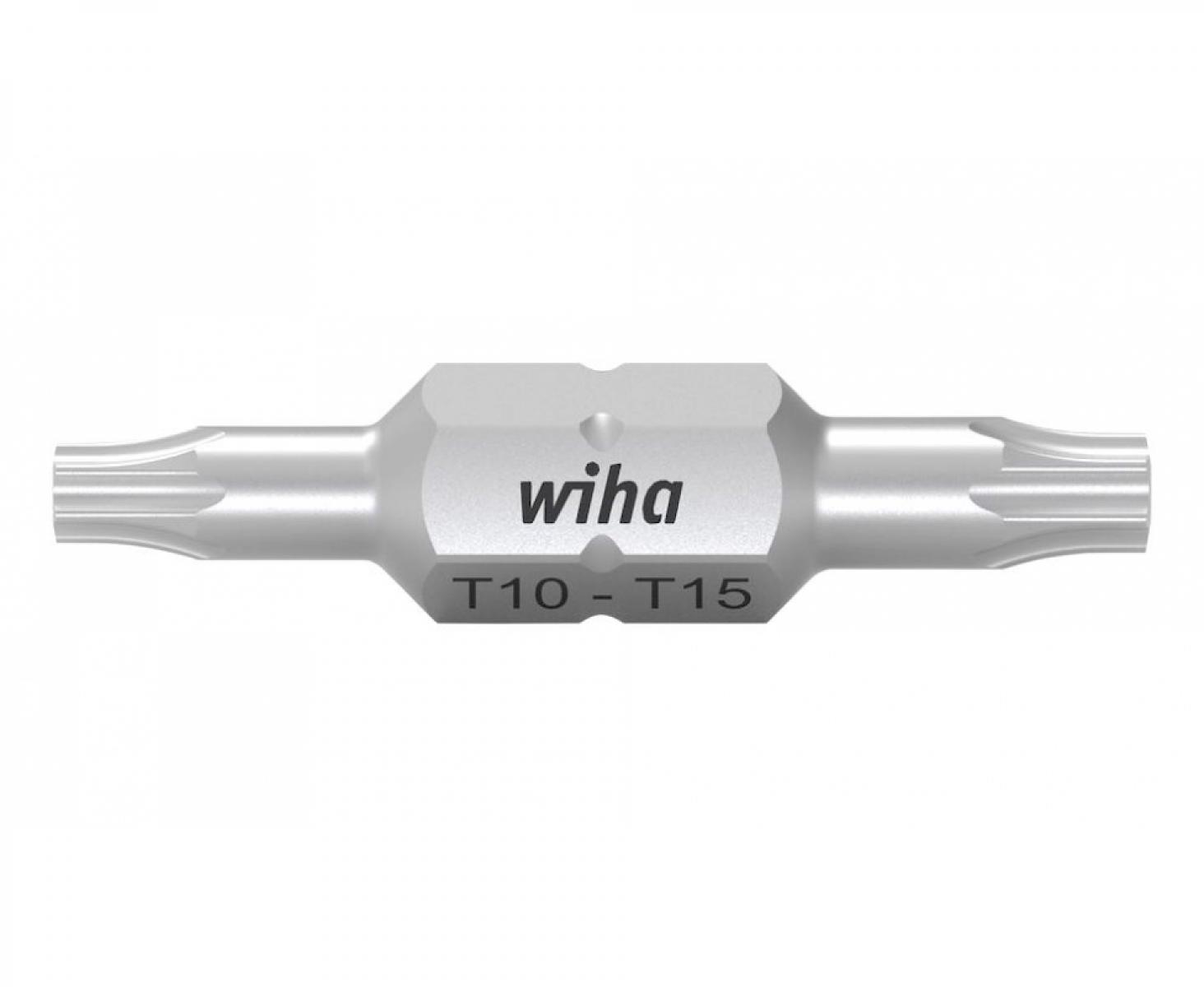 картинка Бита двусторонняя Wiha Standard TORX T20 x T25 х 30 мм 7415Z 43868 10 шт. от магазина "Элит-инструмент"