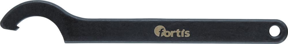 картинка Ключ-крючок с носиком, FORTIS 4317784735063 (мин.размах челюсти - 80 мм / макс.размах челюсти - 90 мм / общая длина - 280 мм / толщина - 8 мм / стандартизированный - Yes) от магазина "Элит-инструмент"