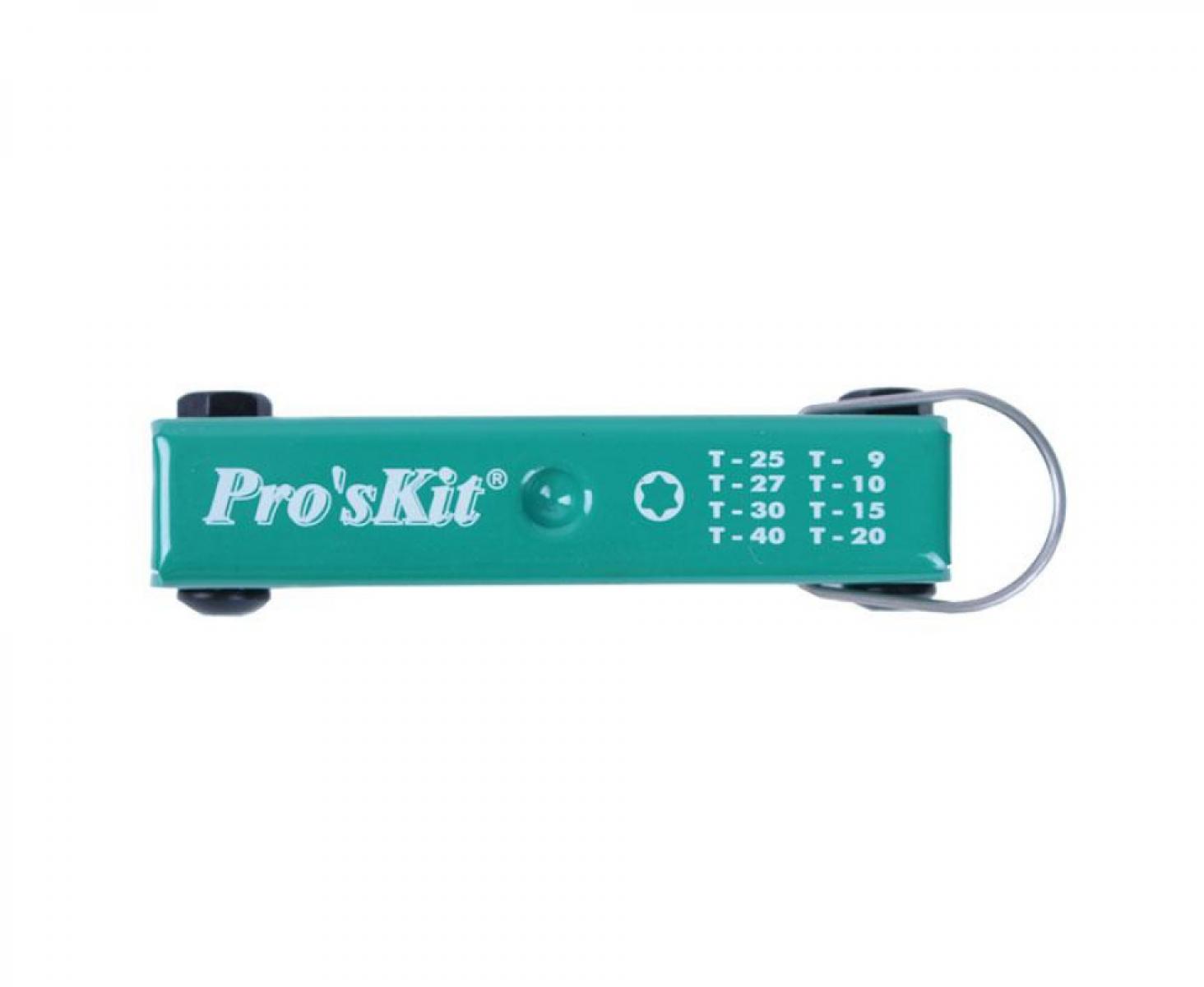 картинка Набор ключей TORX BO раскладной ProsKit 8PK-021L от магазина "Элит-инструмент"