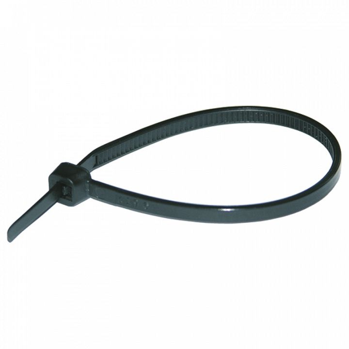 Стяжка кабельная, цвет чёрный, устойчивая к воздействию УФ-лучей 550x12,7 мм (упак. 50 шт.)