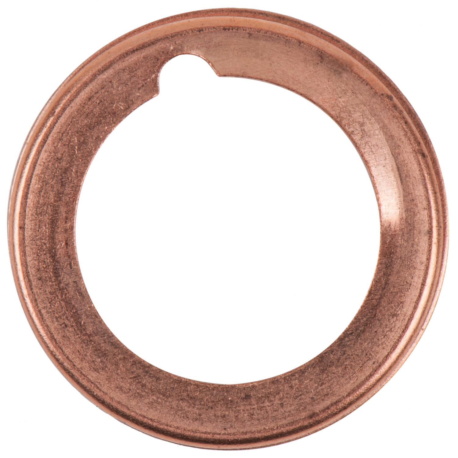 картинка Уплотнительное кольцо, с углублением, внешний Ø 21 мм, внутренний Ø 15 мм, 10 шт в упаковке от магазина "Элит-инструмент"
