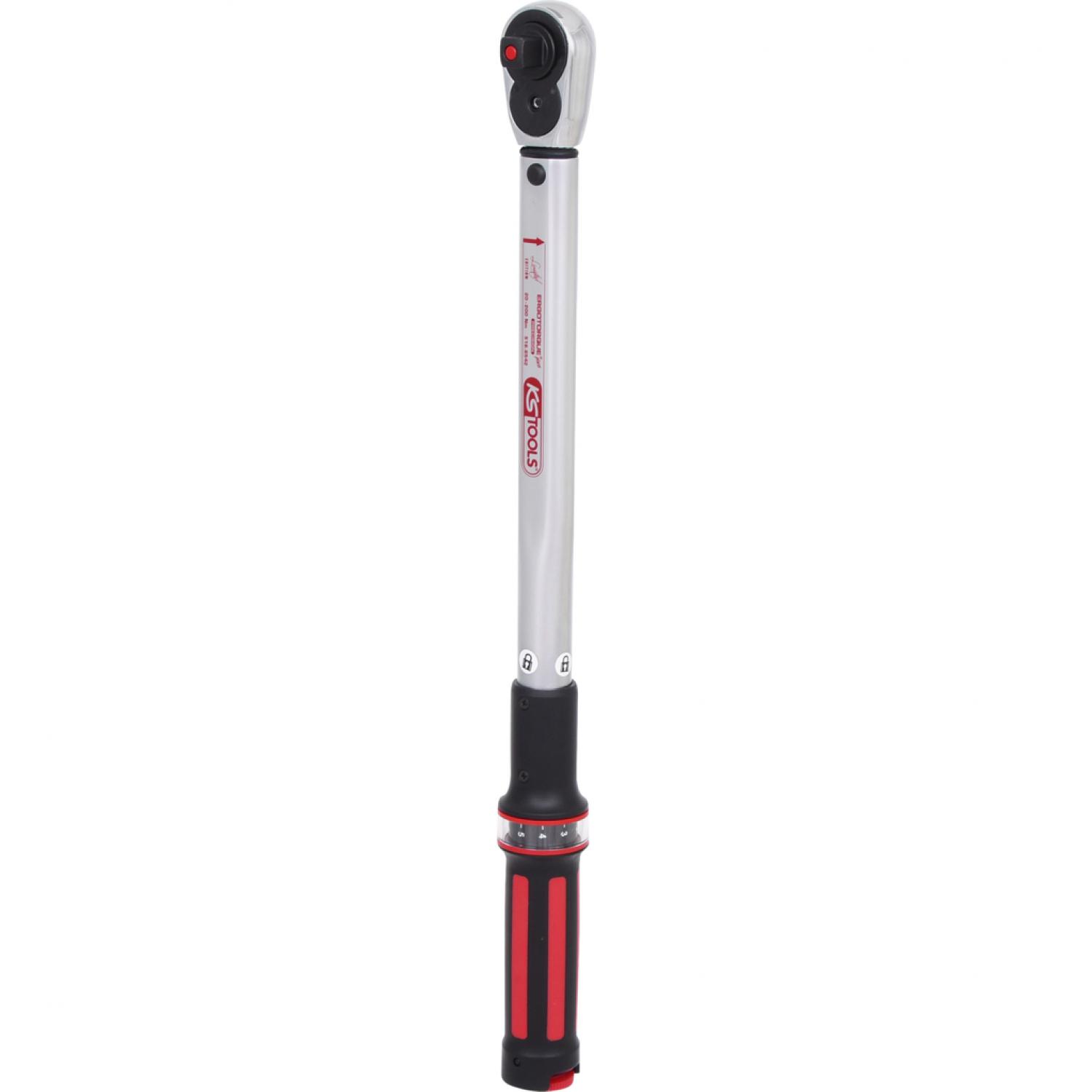 картинка Динамометрический ключ ERGOTORQUE®precision 1/2'' с трещоткой, 40-200 Нм от магазина "Элит-инструмент"