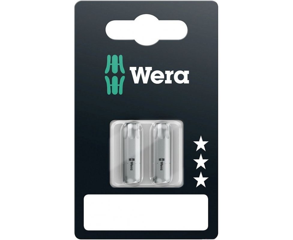 Набор бит-насадок Wera 867/1 TORX TX 25 WE-05066488013 2 шт.