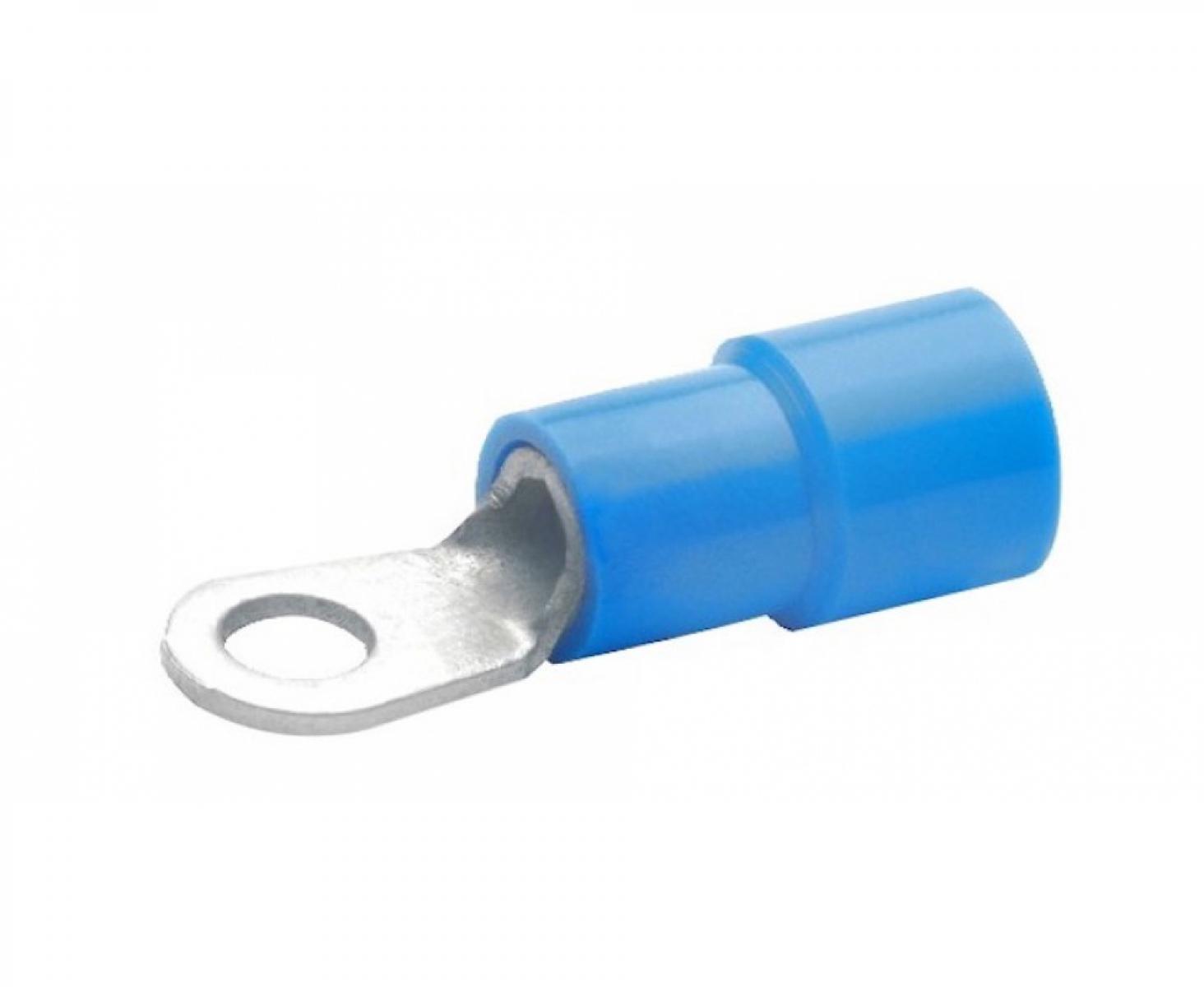 картинка Наконечник кольцевой медный изолированный DIN 46237 1,5-2,5 мм² под болт М5,0 Klauke KLK6305 100 шт. от магазина "Элит-инструмент"