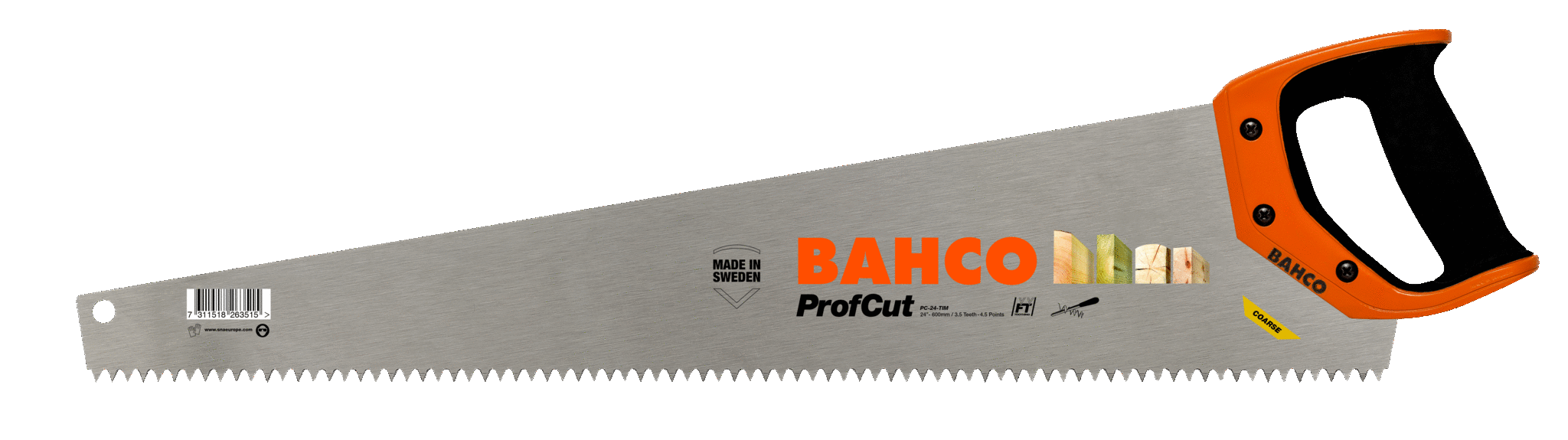Ножовка для строительных конструкций BAHCO PC-24-TIM