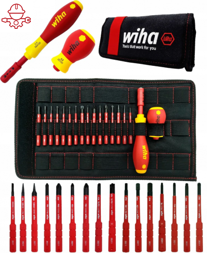 Профессиональный набор инструментов для электриков Wiha 2831 T18 41231, 18 предметов