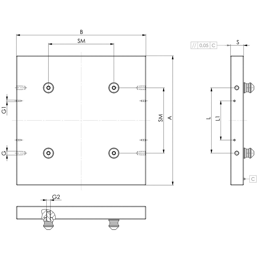 картинка Крепежная пластина АМF 426767 от магазина "Элит-инструмент"