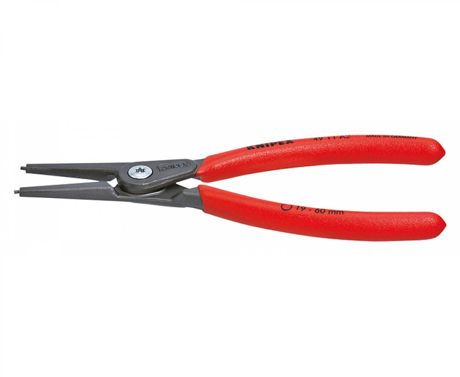 Прецизионные щипцы для внешних стопорных колец на валах Knipex KN-4911A3