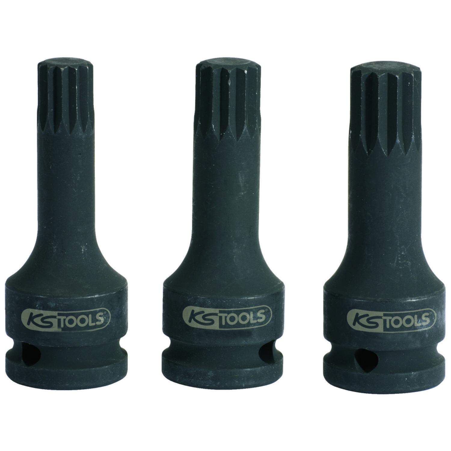 Силовая торцовая головка с битом XZN 1/2'', длинная, M14