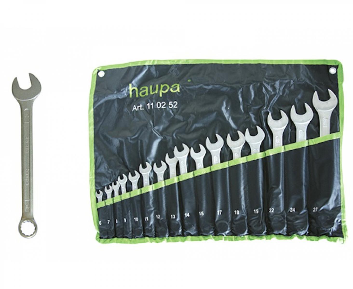 картинка Набор гаечных ключей комбинированных Haupa 110252 16 предметов от магазина "Элит-инструмент"
