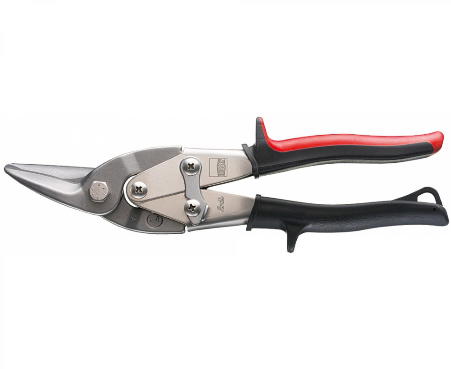 картинка Фигурные ножницы для коротких прямых и фигурных разрезов леворежущие Erdi ER-D16L-SB от магазина "Элит-инструмент"