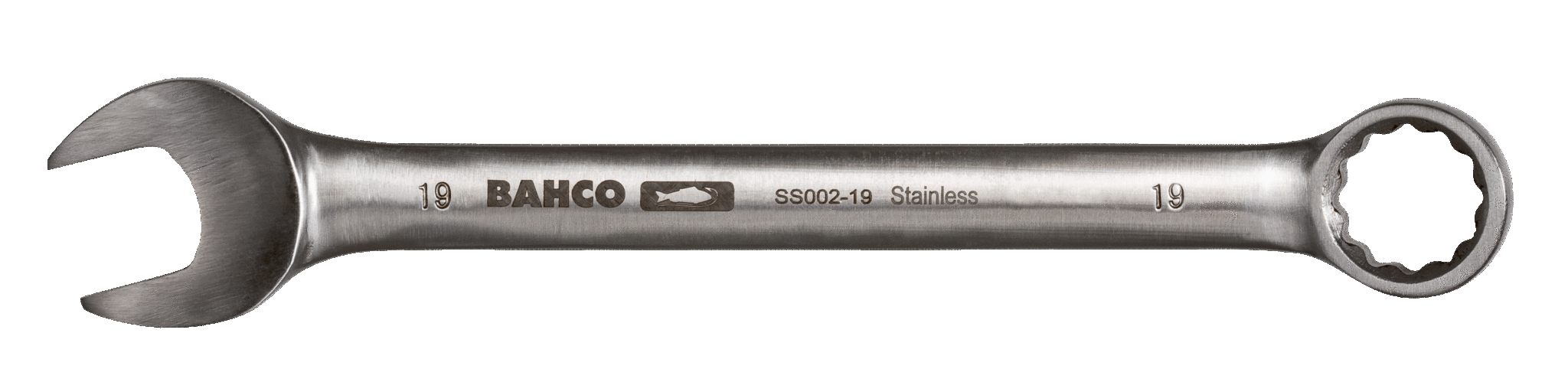 картинка Комбинированный ключ из нержавеющей стали метрических размеров BAHCO SS002-22 от магазина "Элит-инструмент"