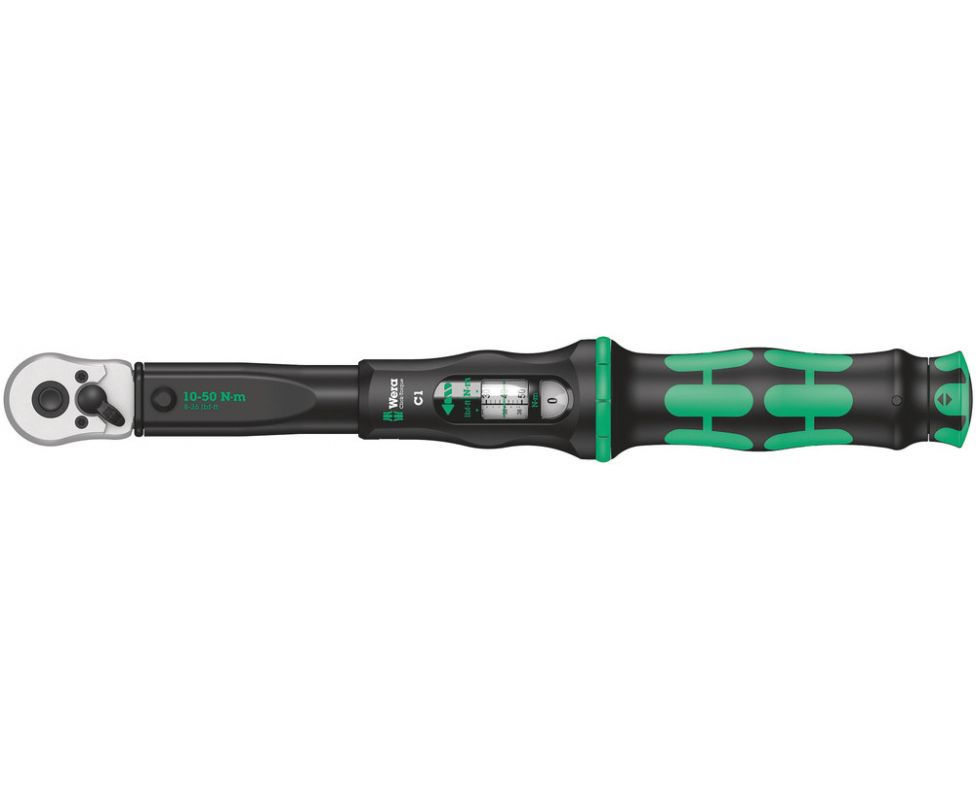 Динамометрический ключ WERA Click-Torque C 1, 1/2", 10-50 Нм WE-075620 / 6283 0013 Fplus