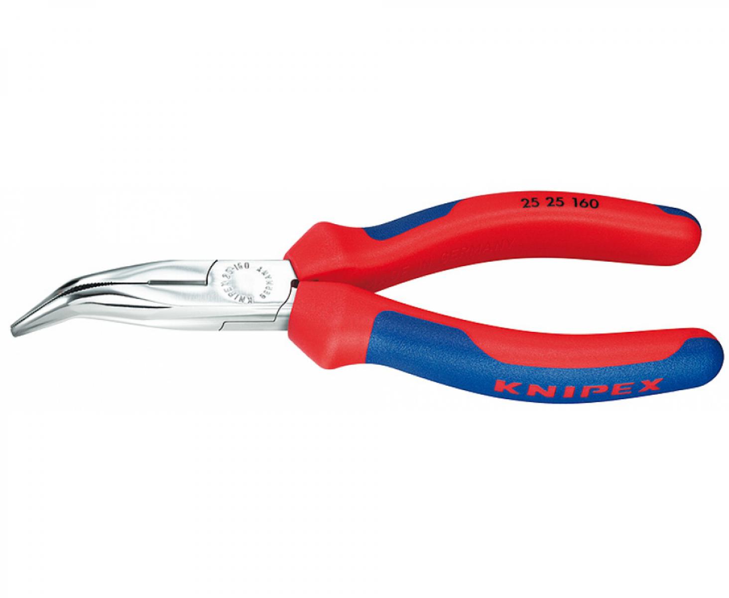 картинка Плоские круглогубцы с режущими кромками Knipex KN-2525160 от магазина "Элит-инструмент"
