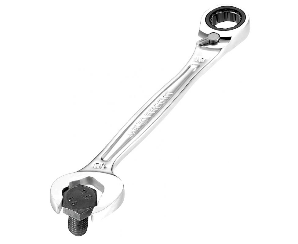 картинка Ключ гаечный комбинированный быстрый с трещоткой 12 мм Facom 467BR.12 от магазина "Элит-инструмент"
