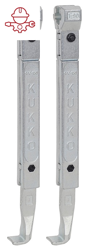 картинка 2 удлинённых захвата (комплект) Kukko 1-250-P от магазина "Элит-инструмент"